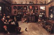 FRANCKEN, Ambrosius An Antique Dealer s Gallery oil painting picture wholesale